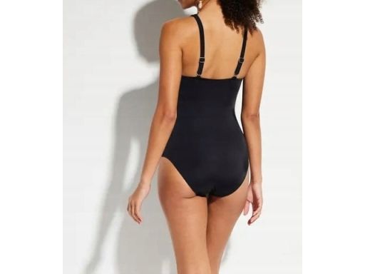 B.P.C. kostium kąpielowy modelujący czarny z siateczką r.44