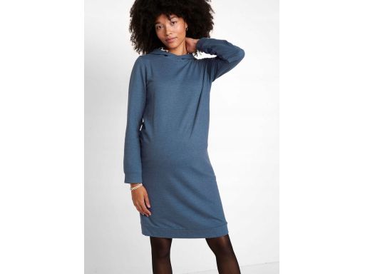 B.P.C sukienka ciążowa indigo dresowa 36/38.