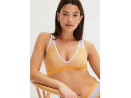 B.P.C biustonosz braletka koronkowa żółty ^36