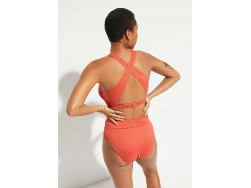 B.P.C bikini rude prążkowany materiał 42.