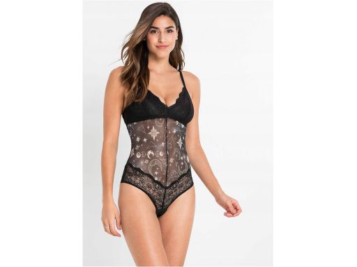 B.P.C. body siateczkowe z koronką bez fiszbin ^44/46