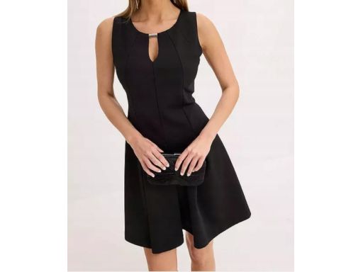 B.P.C czarna sukienka mała czarna z wycięciem r.48/50