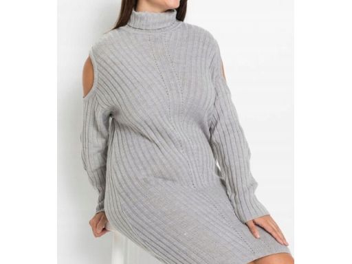 B.P.C sukienka dzianinowa odkryte ramiona ^48/50