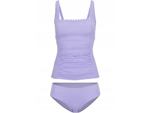 B.P.C tankini liliowe marszczenia r.48