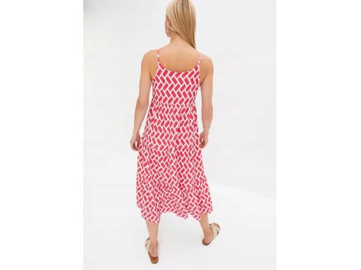 B.P.C sukienka midi z lekkiej krepy kolorowa ^40/42