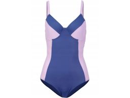 B.P.C kostium jednoczęściowy liliowo-chabrowy r.44 85E