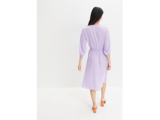 B.P.C sukienka fioletowa zwiewna midi ^36