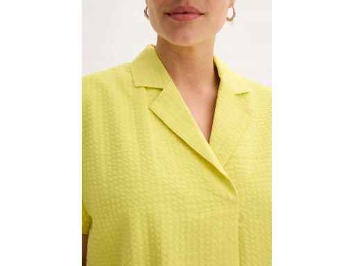 B.P.C sukienka limonkowa koszulowa luźna 42.