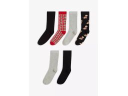 B.P.C. 6-pak skarpetki unisex ze wzorem 43/46.