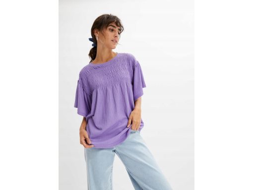B.P.C bluzka fioletowa krepowana modna r.40/42