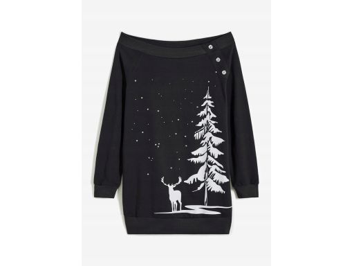 B.P.C bluza świąteczna dłuższa carmen r.44/46