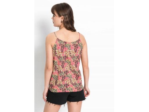 B.P.C bluzka letnia na ramiączka top wzór liście ^36/38