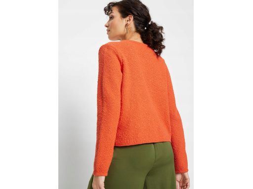 B.P.C sweter pomarańczowy bez zapięcia ^32/34
