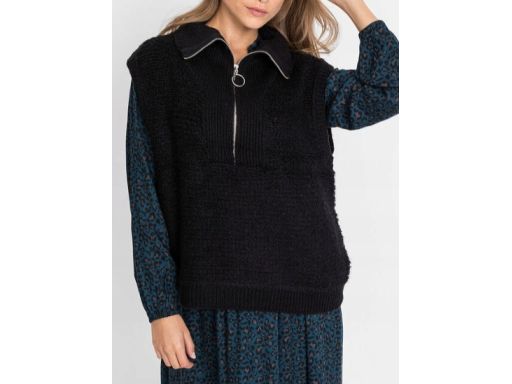 B.P.C kamizelka dzianinowa czarna ^36/38