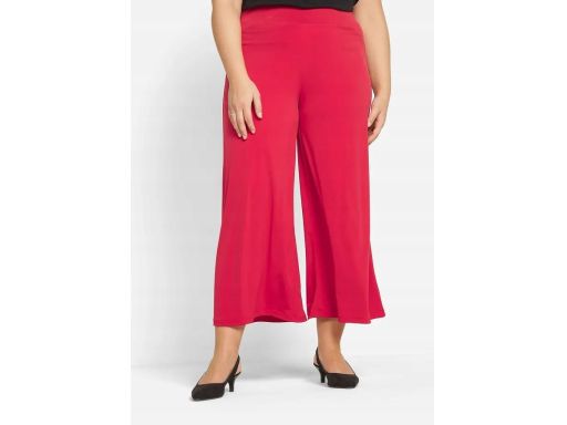 B.P.C czerwone kuloty spodnie 7/8 damskie cullote r.56/58