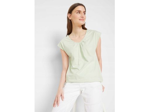 B.P.C t-shirt klasyczny pistacjowy 36/38.