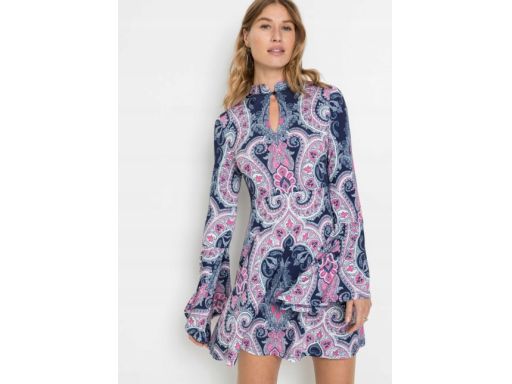 B.P.C sukienka wzorzysta krótka sexy ^32/34