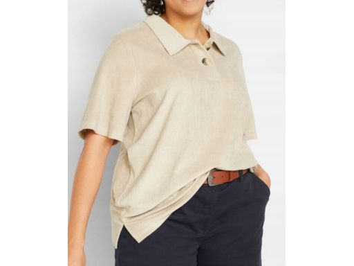 B.P.C t-shirt frotte z kołnierzykiem polo ^44/46