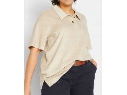 B.P.C t-shirt frotte z kołnierzykiem polo ^44/46