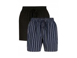 B.P.C szorty CZARNE z wiskozy z wiązaniem i kieszeniami ^38