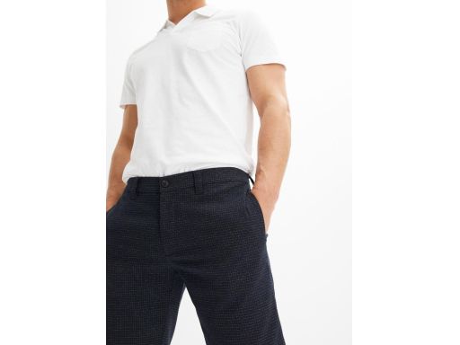 B.P.C bermudy męskie czarne w białą kratkę ^64