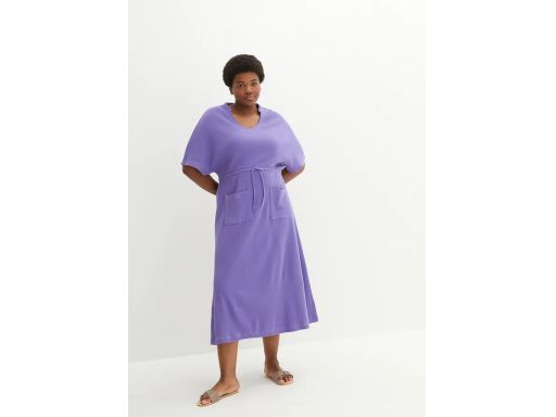B.P.C sukienka midi fioletowa strukturalna ^44/46