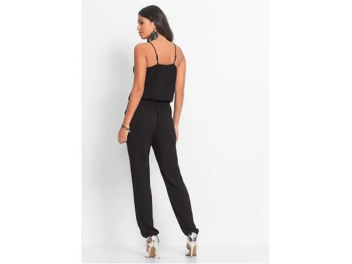 B.P.C kombinezon czarny z koronką 48.