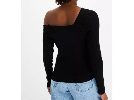 B.P.C czarny sweter z odkrytymi ramionami ^40/42
