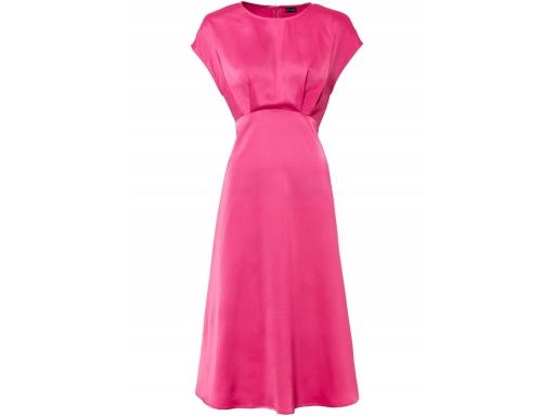 B.P.C sukienka satynowa różowa midi 40.