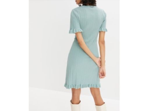 B.P.C sukienka dzianinowa z falbankami ^40/42