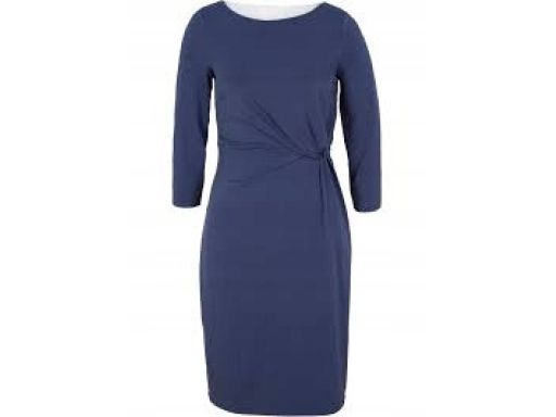 B.P.C granatowa sukienka trykotowa r.44/46