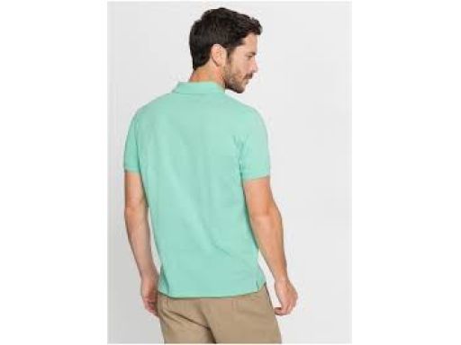 B.P.C koszulka polo czarna z nadrukiem S.