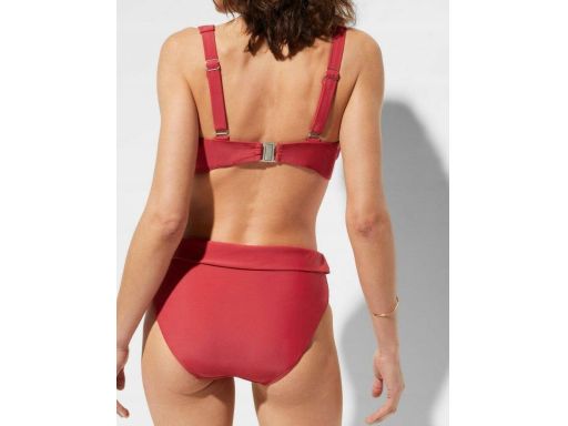 B.P.C bikini na fiszbinach usztywniane marszczenia ciekawy kolor ^48 (