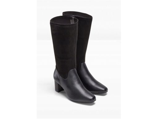 B.P.C kozaki czarne do połowy łydki 41.