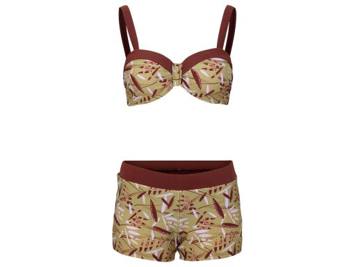 B.P.C bikini na fiszbinach z bokserkami 42 (80E).
