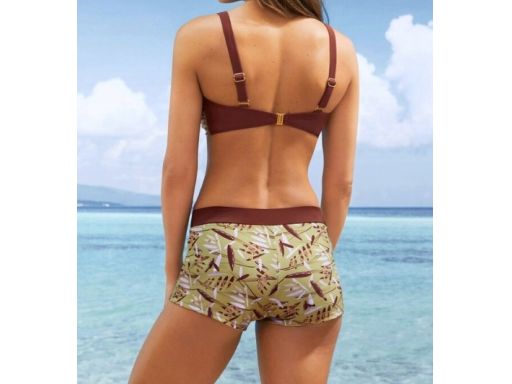 B.P.C bikini na fiszbinach z bokserkami 42 (80E).