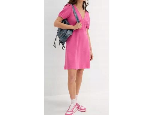 B.P.C sukienka dresowa różowa mini r.40/42