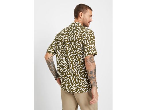 B.P.C koszula męska z wiskozy we wzory 41/42.