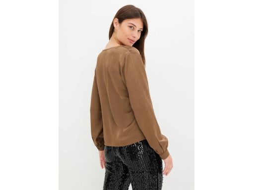 B.P.C satynowa bluzka z lejącym dekoltem 50.