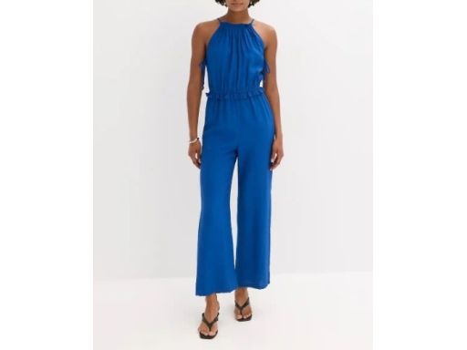 B.P.C niebieski kombinezon wiązany wiskozowy r.42