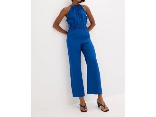 B.P.C niebieski kombinezon wiązany wiskozowy r.42