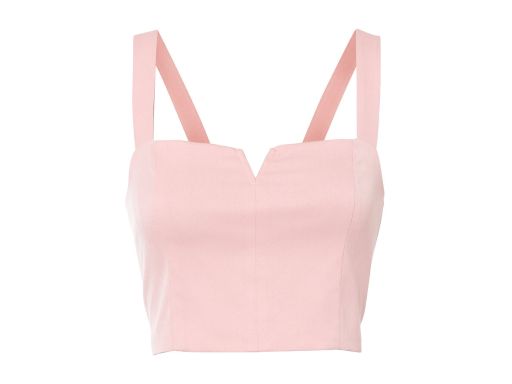 B.P.C krótki top gorsetowy różowy ^40