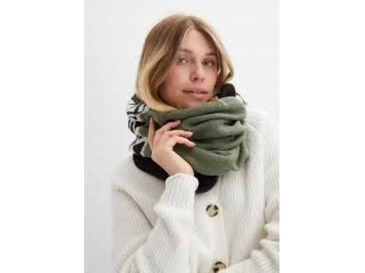 B.P.C Komin dzianinowa szalik we cętki
