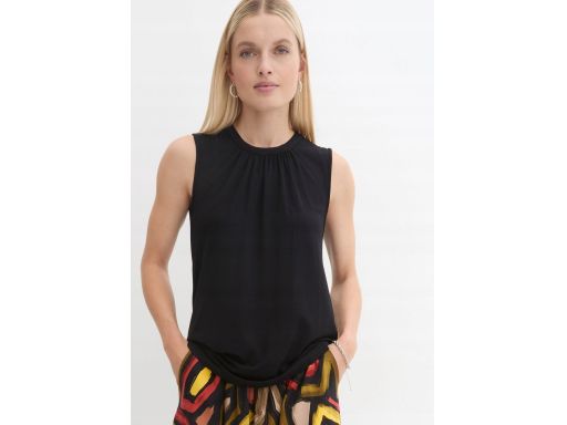B.P.C bluzka bez rękawów czarna dżersejowa ^48/50