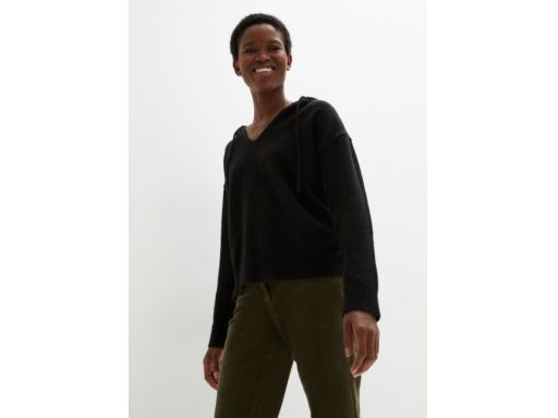 B.P.C czarny sweterek z kapturem r.44/46