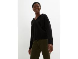 B.P.C czarny sweterek z kapturem r.44/46