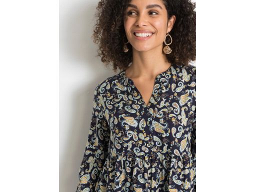 B.P.C długa sukienka wiskozowa we wzory ^40