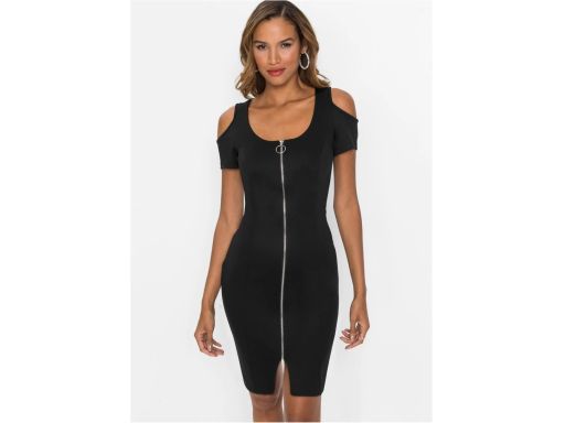 B.P.C sukienka czarna z odkrytymi ramionami 32/34.