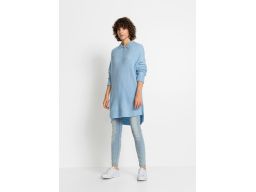 Sweter niebieski długi r.36/38