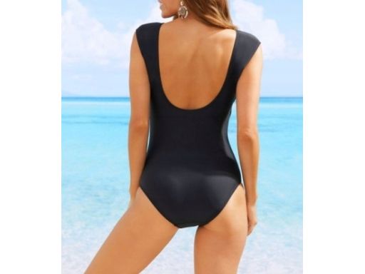 B.P.C kostium jednoczęściowy czarny modny r.48